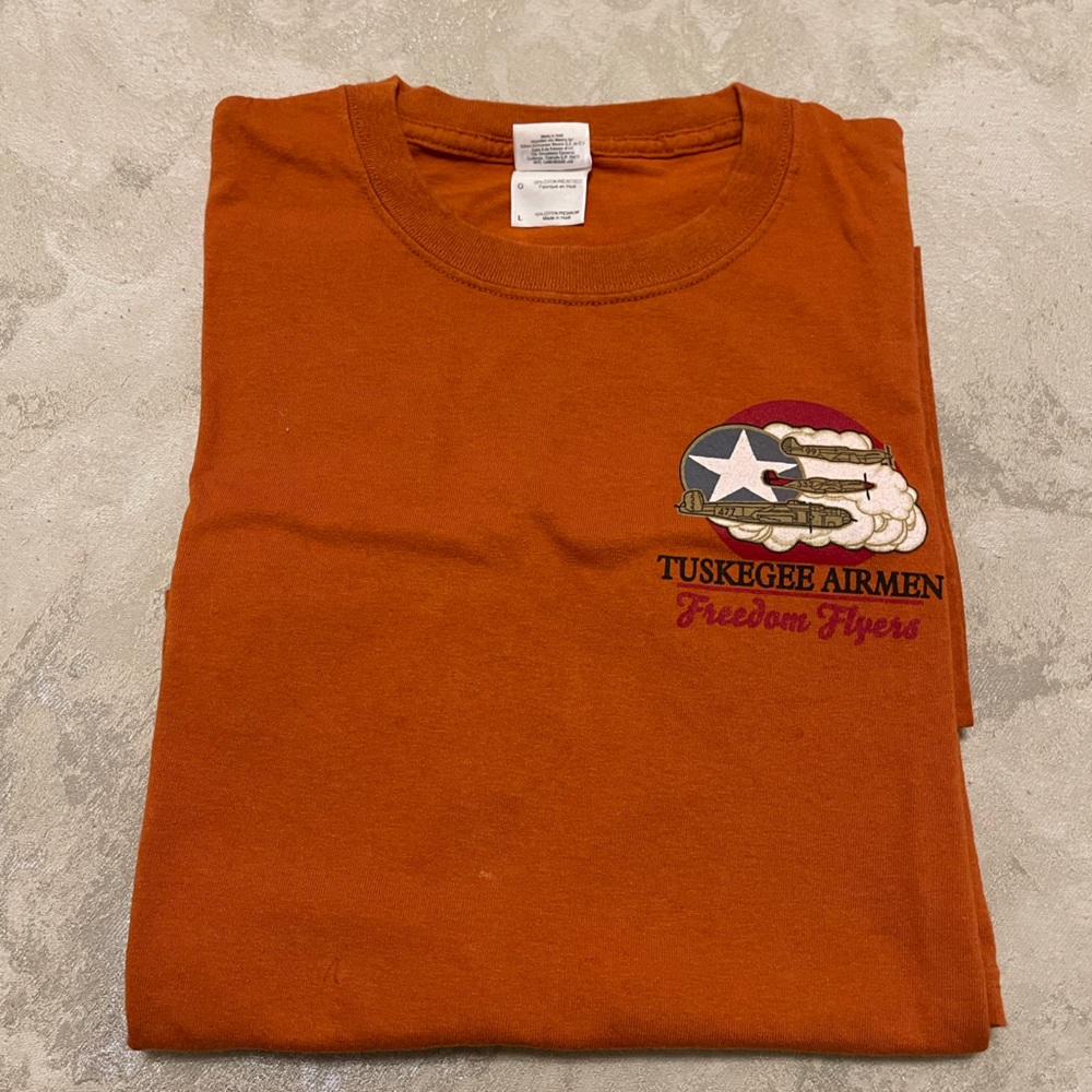 Tuskegee Airmen T-shirt, size Large